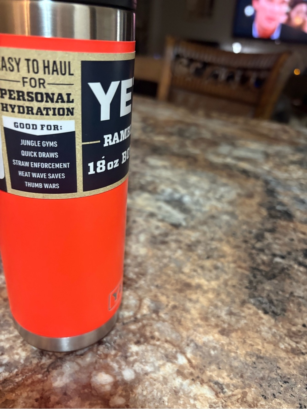 YETI Rambler 18oz Tumbler - Bright Orange